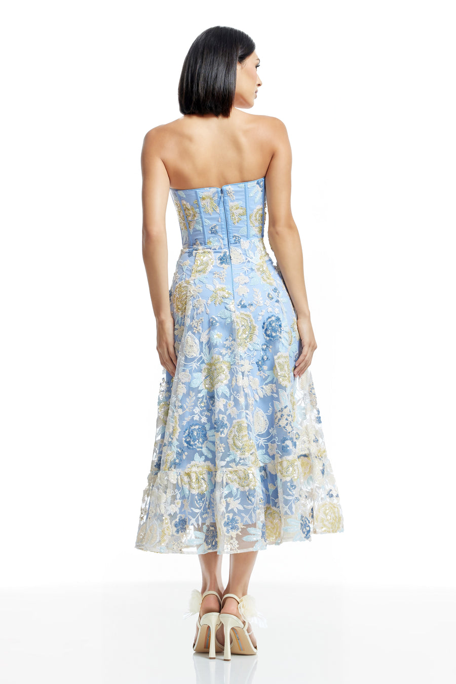 Carina Dress / SKY MULTI