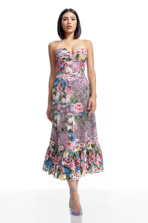 Carina Dress / Blush Multi