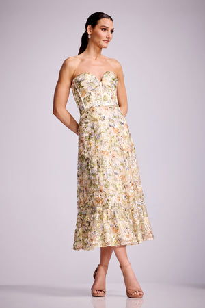 Carina Dress / IVORY MULTI