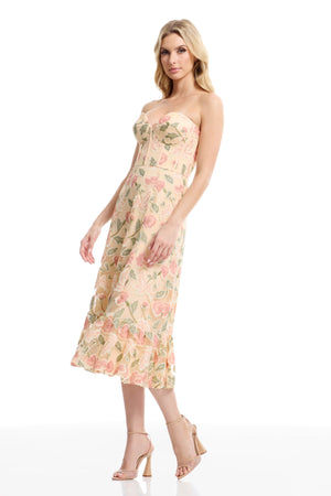 CARINA DRESS / BLUSH MULTI