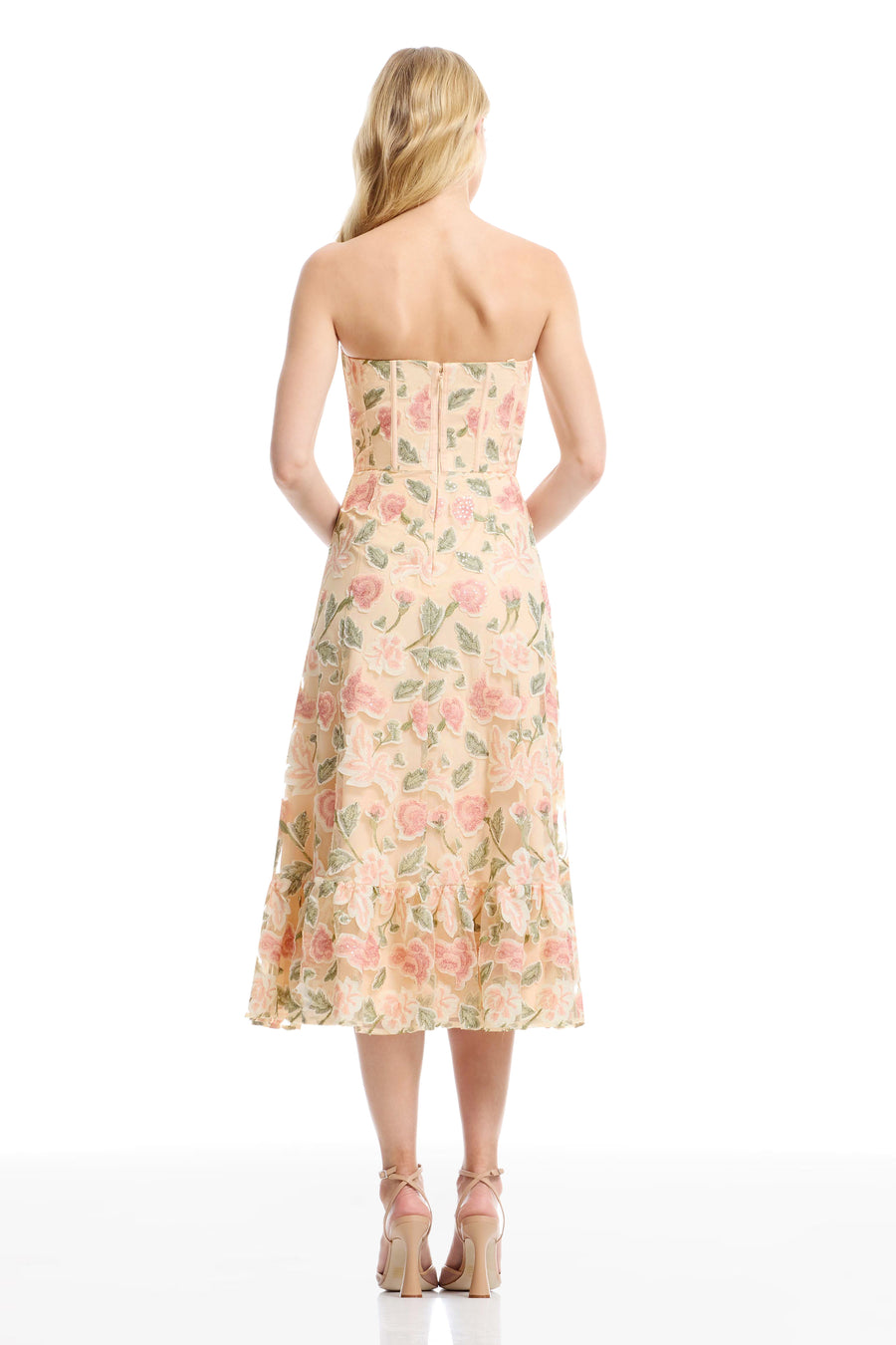 CARINA DRESS / BLUSH MULTI