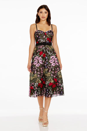 Carlita Dress / ROUGE MULTI