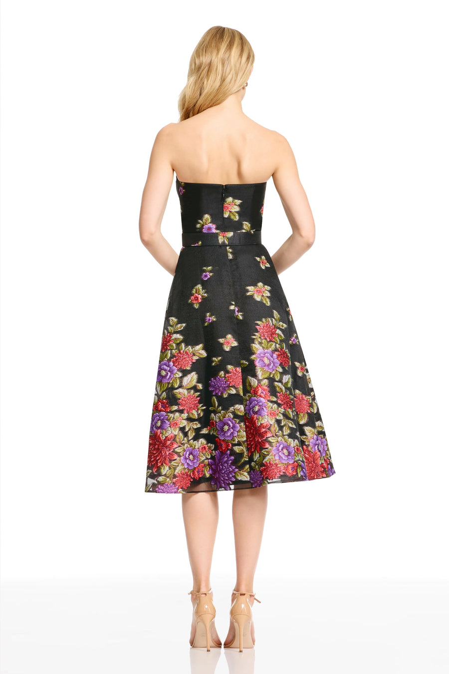 CARLITA DRESS / BLACK MULTI