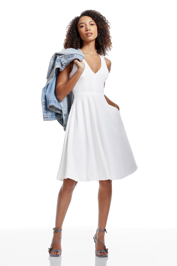 Catalina Dress / OFF WHITE