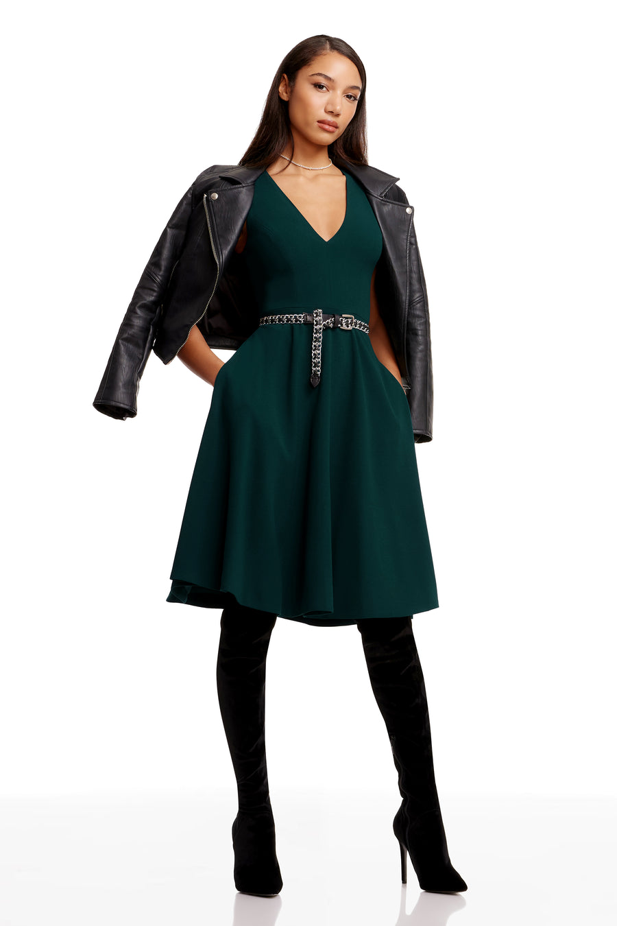 CATALINA DRESS / PINE