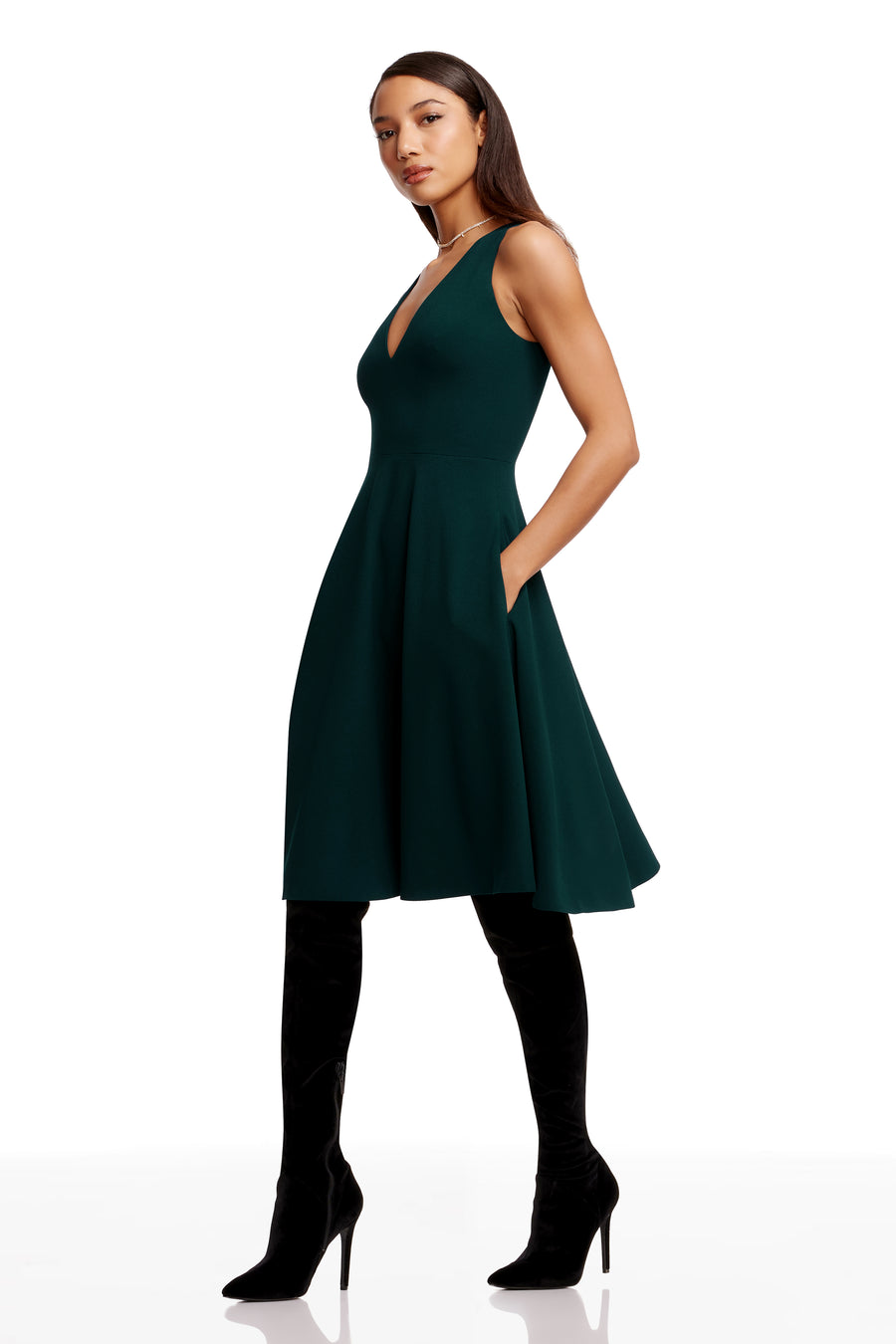 CATALINA DRESS / PINE