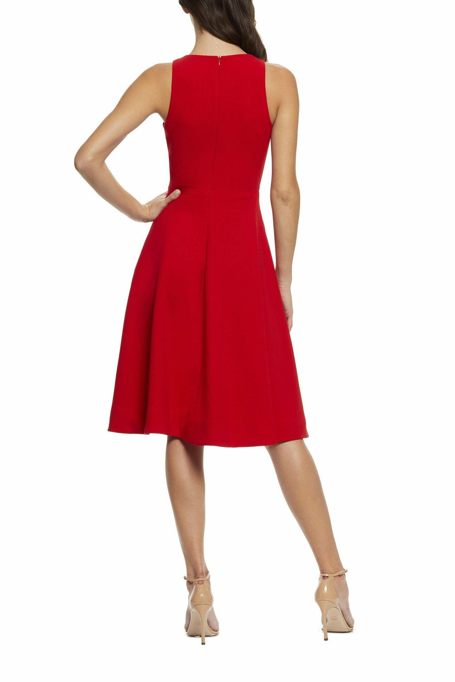 Corey chiffon fit & flare dress dress the hotsell population