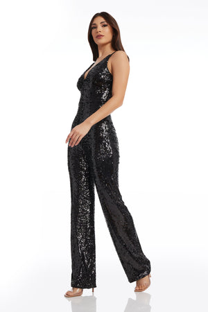 Charlie store sequin jumpsuit