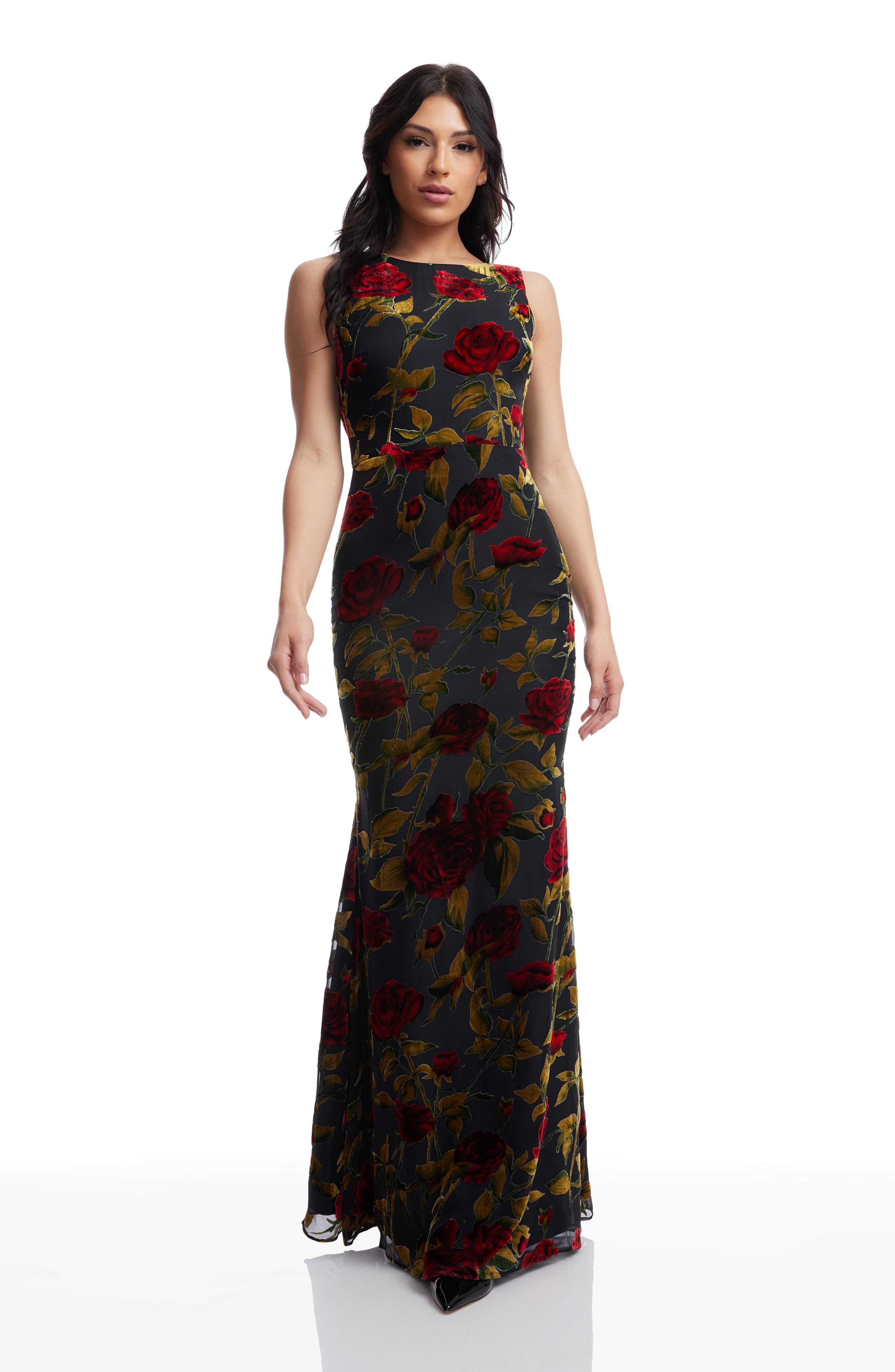 dress the population cherilyn maxi gown Cherilyn Dress