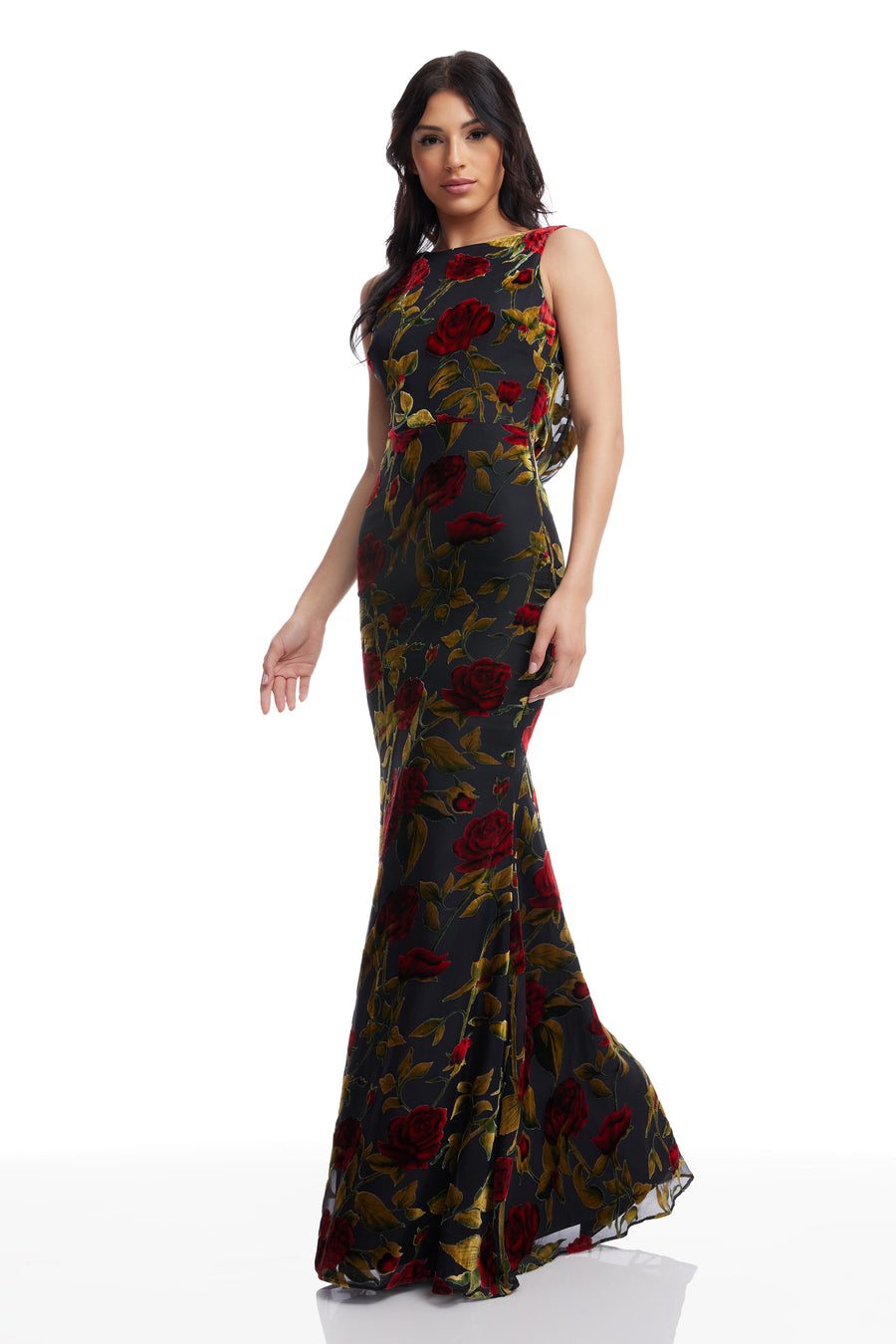 Cherilyn Dress / BLACK MULTI