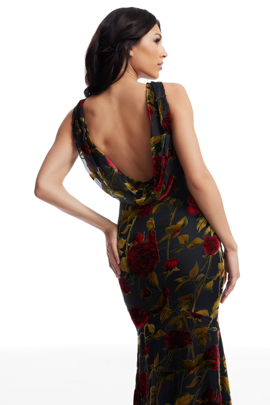 Cherilyn Dress / BLACK MULTI