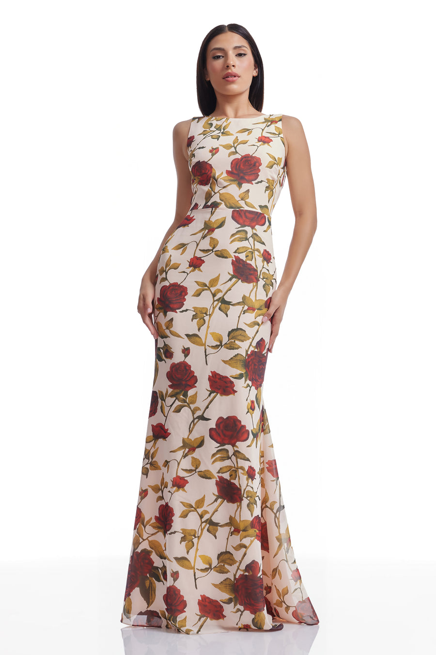 Cherilyn Dress / CREAM MULTI