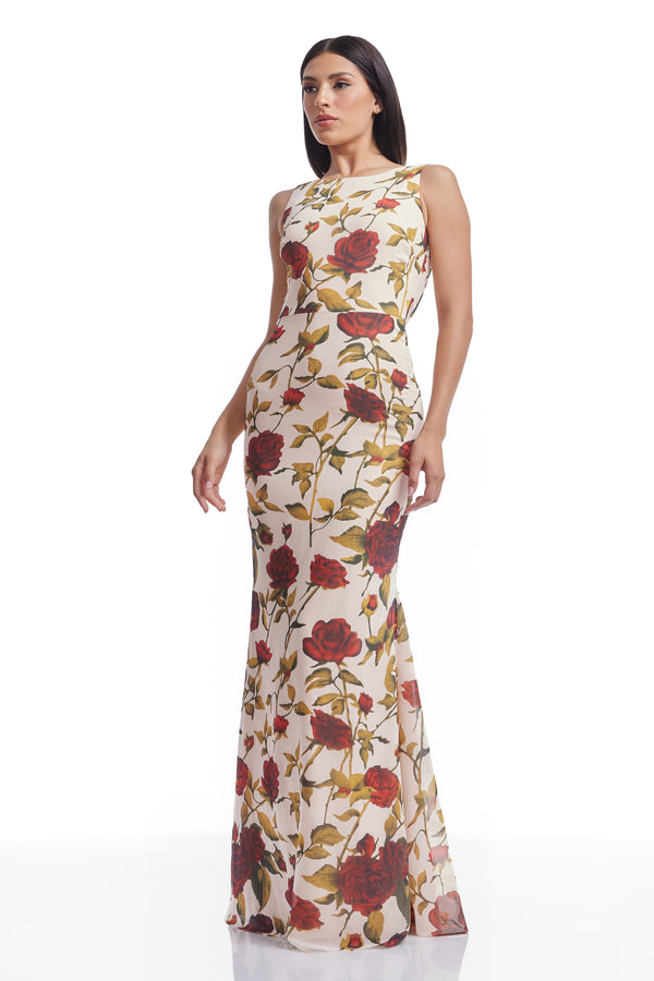 Cherilyn Dress / CREAM MULTI
