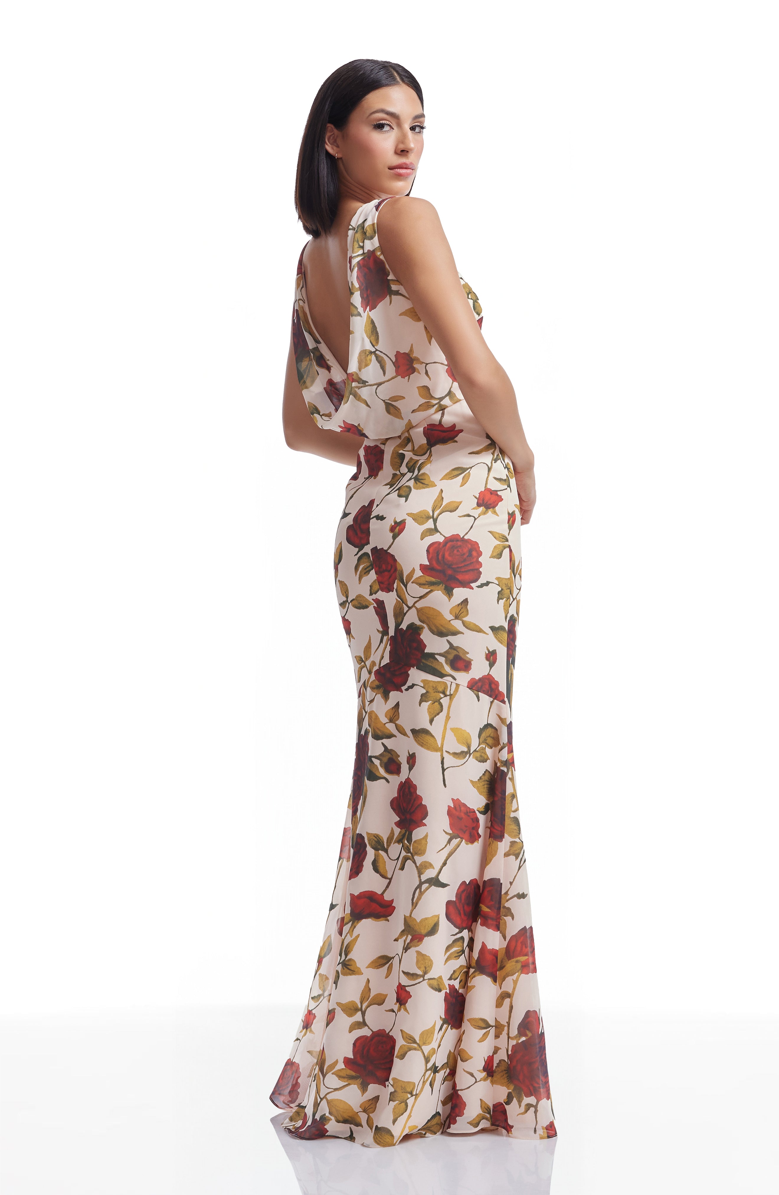 ワンピース Tulip Chiffon Long Dress 0400022188777_YELLOWMULTI?wid=