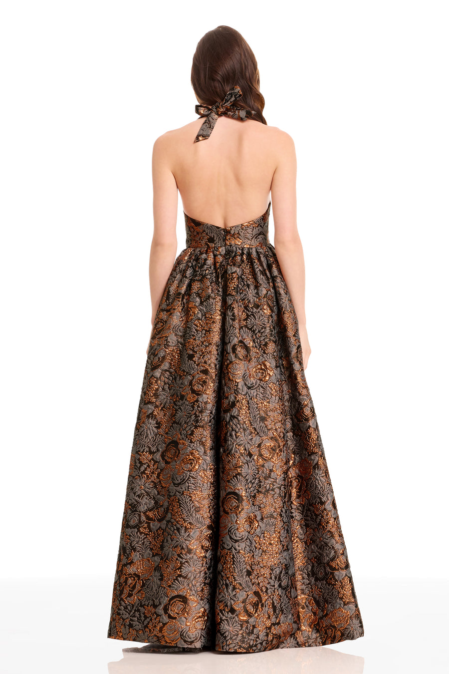 CHRISTINA DRESS / BRONZE MULTI