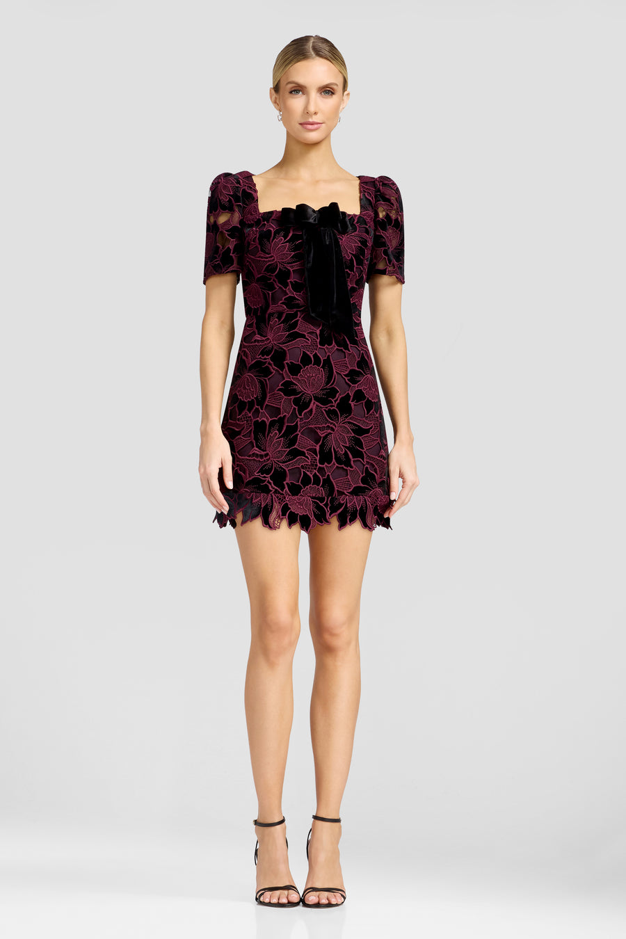 Clarke Dress / DEEP PLUM MULTI