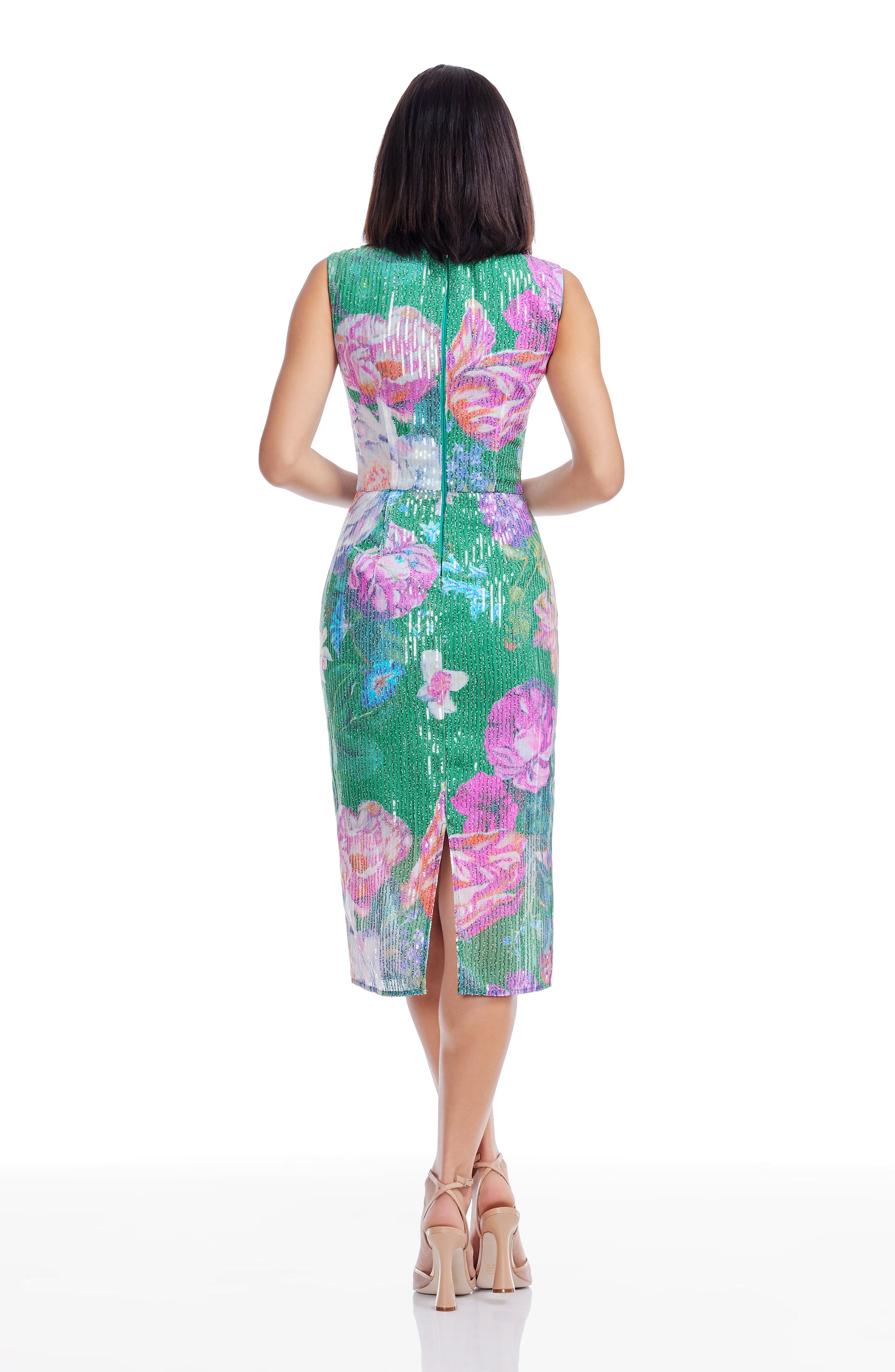 strapless open back dress Dress The Population Claudette Bodycon Dress