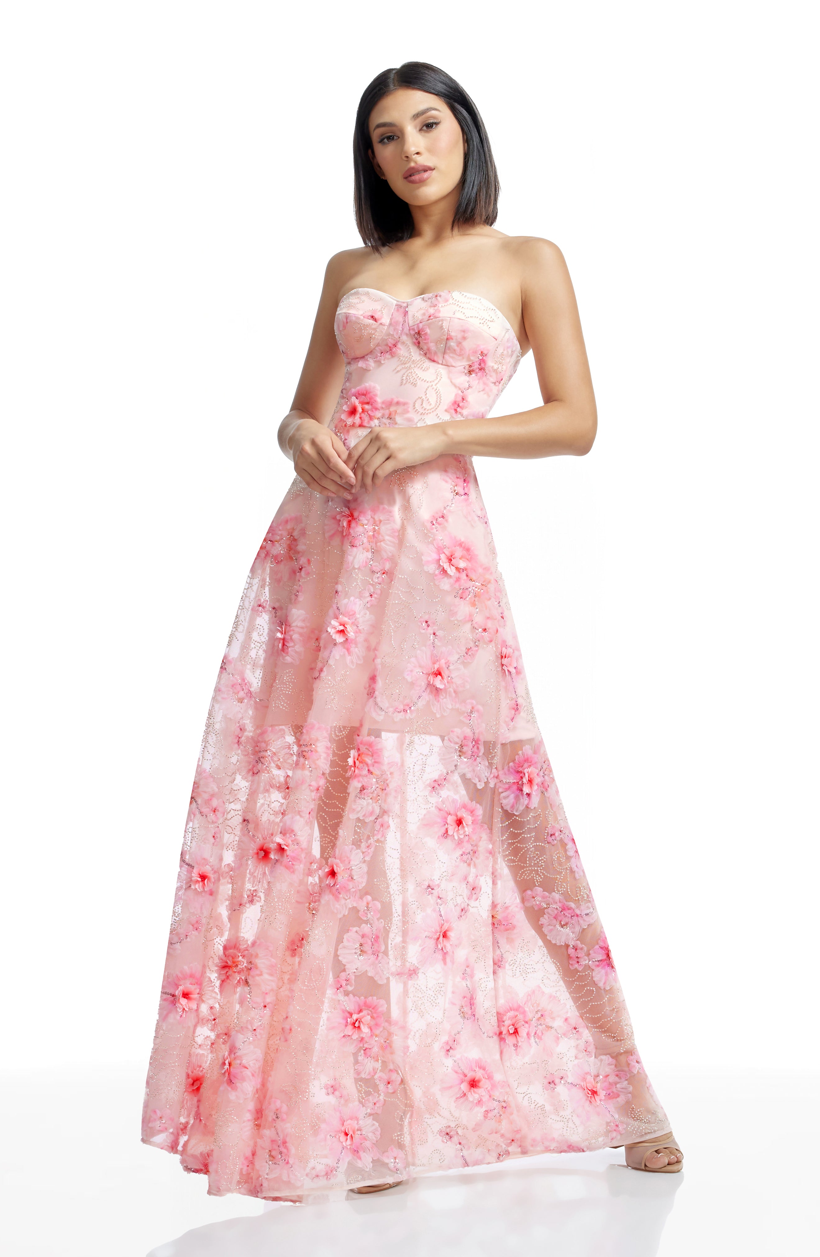 Connor Dress, M / Soft Pink Multi Connor Dress, M / Soft Pink Multi