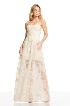 Connor Dress / WHITE MULTI