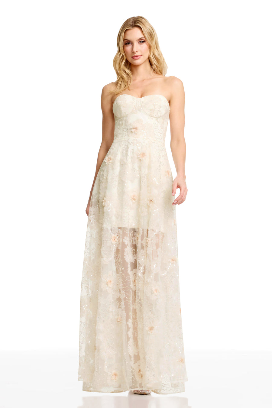 Connor Dress / WHITE MULTI