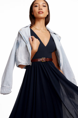 Corey Dress / MIDNIGHT BLUE