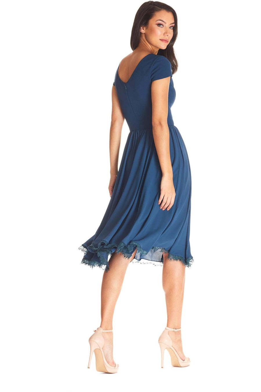 Corey Dress / PEACOCK BLUE