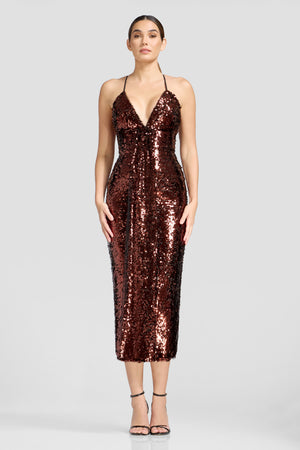 Corrine Dress / MOCHA