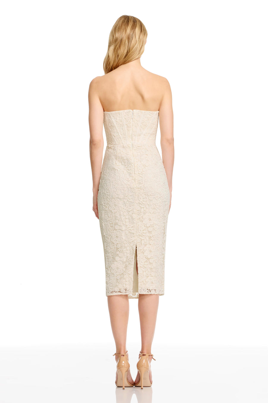 dress the population lace dress Dress the Population Women's Claudette Lace Sheath Midi Dress Dress, Black/Nude, S at Amazon Women's Clothing store
