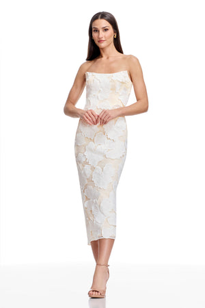 Cosette Dress / WHITE MULTI