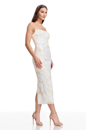 Cosette Dress / WHITE MULTI
