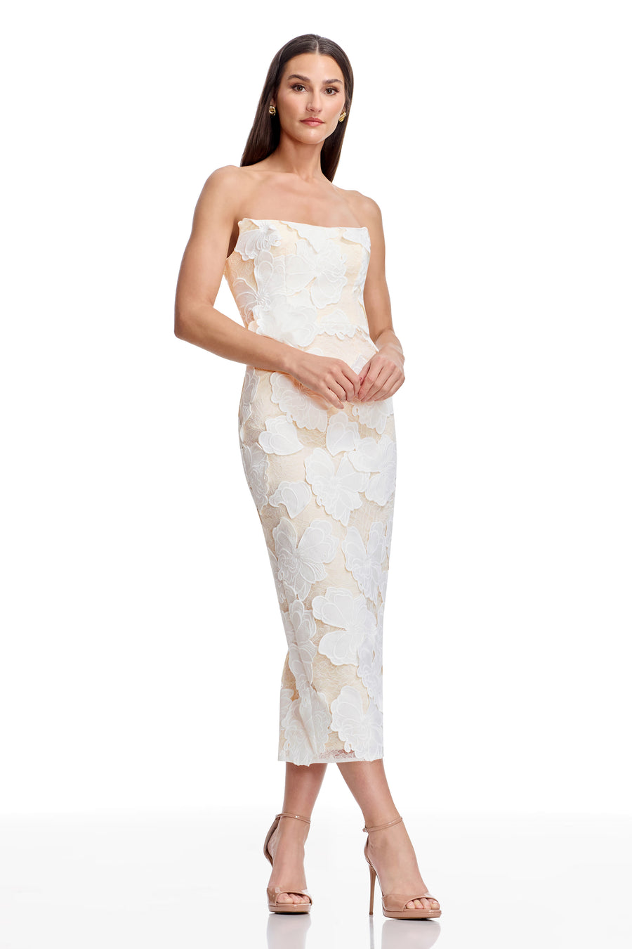 Cosette Dress / WHITE MULTI