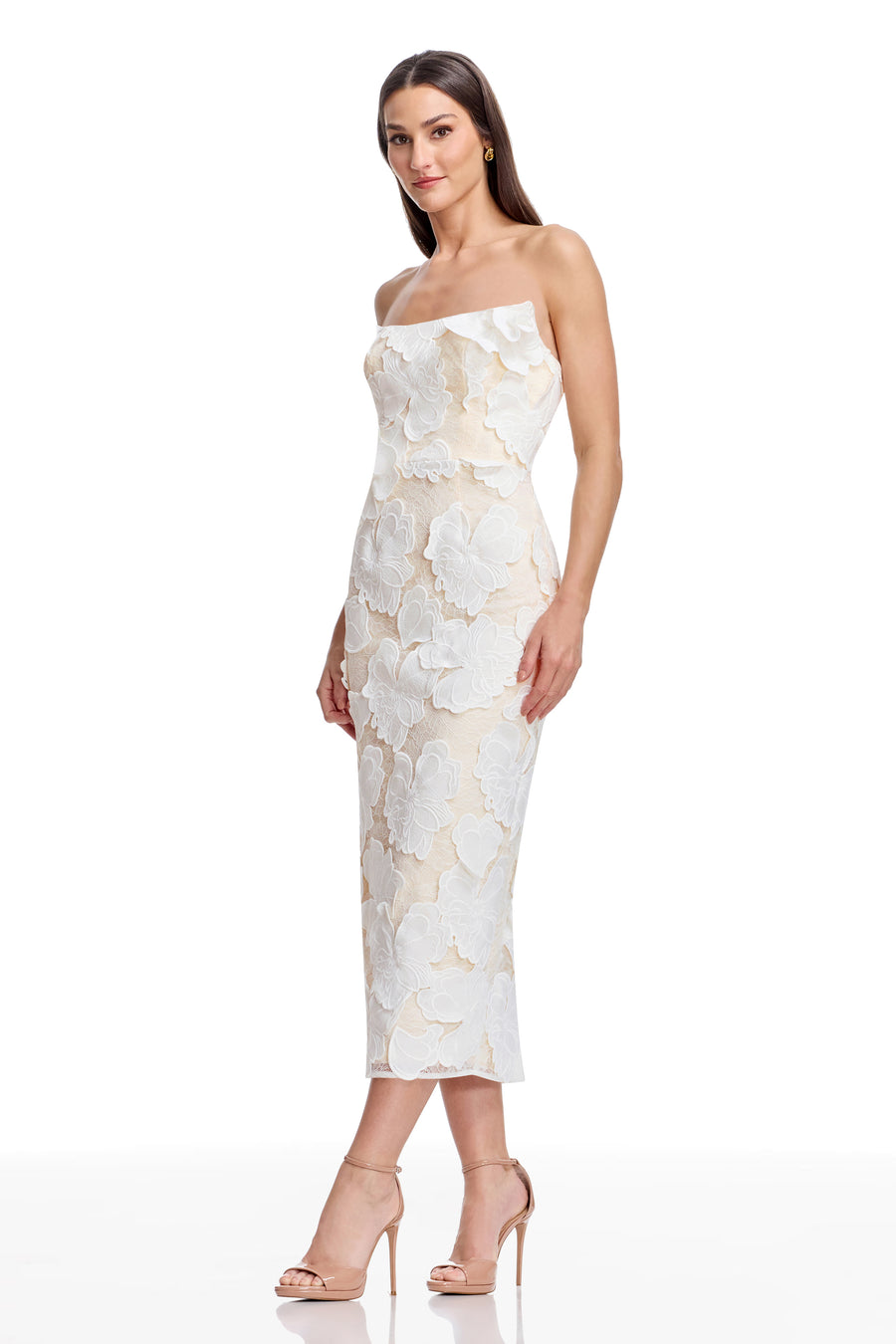 Cosette Dress / WHITE MULTI
