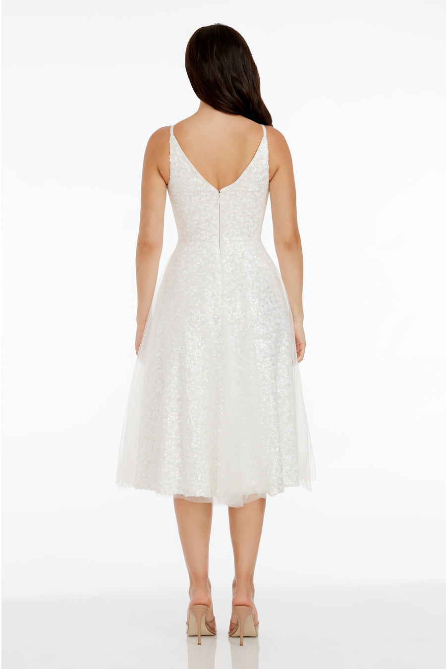 Courtney Dress / WHITE MULTI