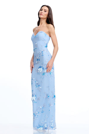 Daisy Gown / SKY MULTI