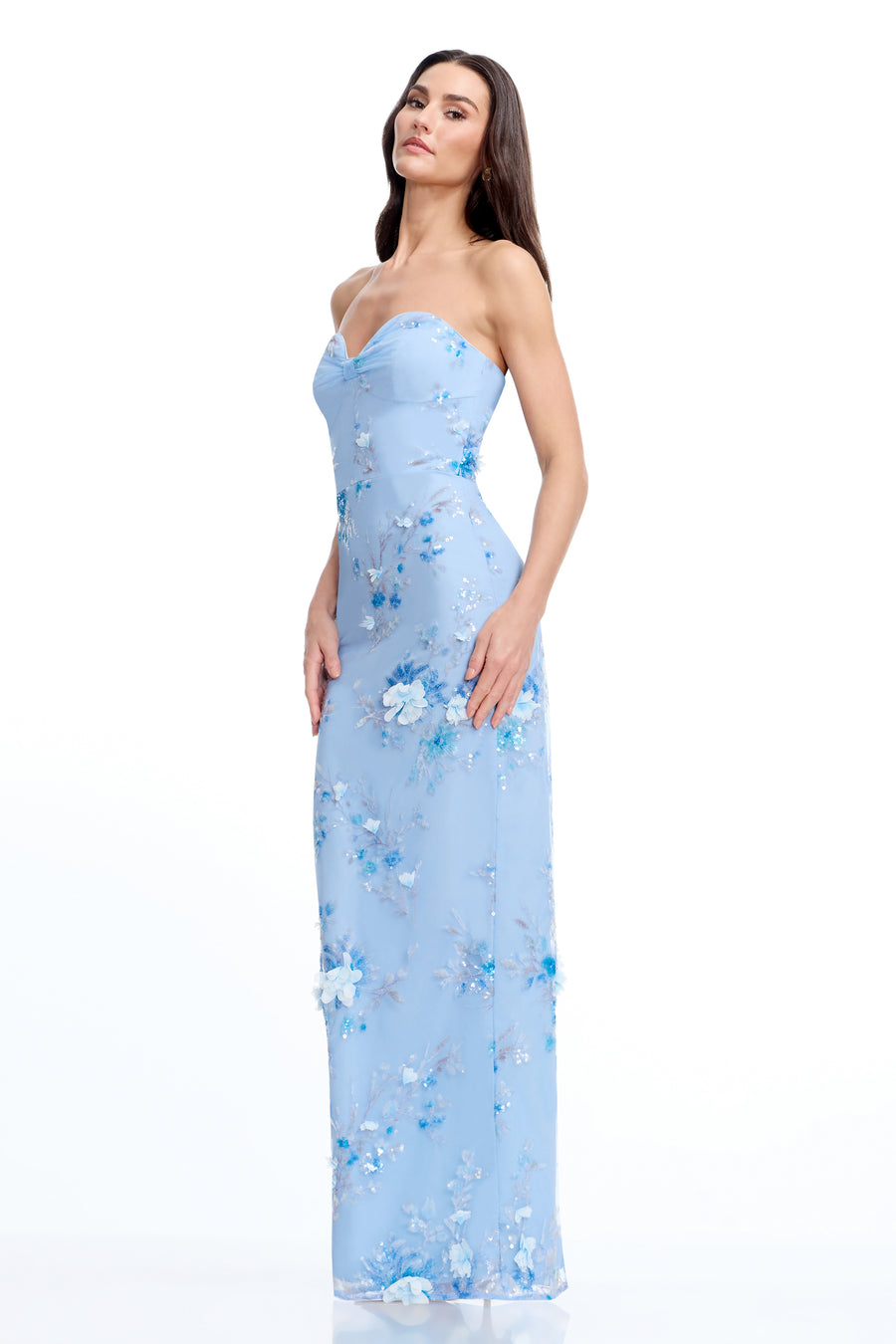 Daisy Gown / SKY MULTI