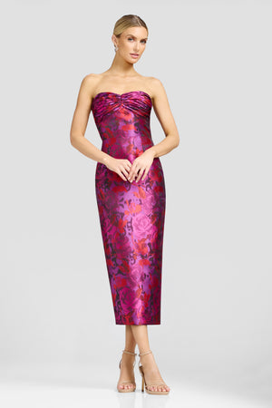 Dalia Dress / BRIGHT FUCH M