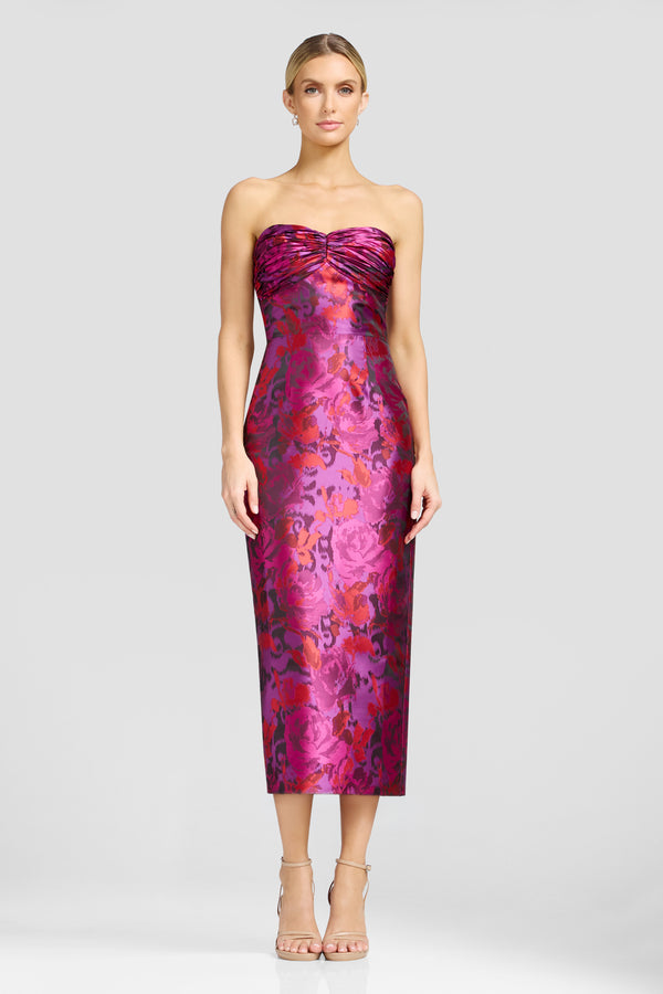 Dalia Dress / BRIGHT FUCH M