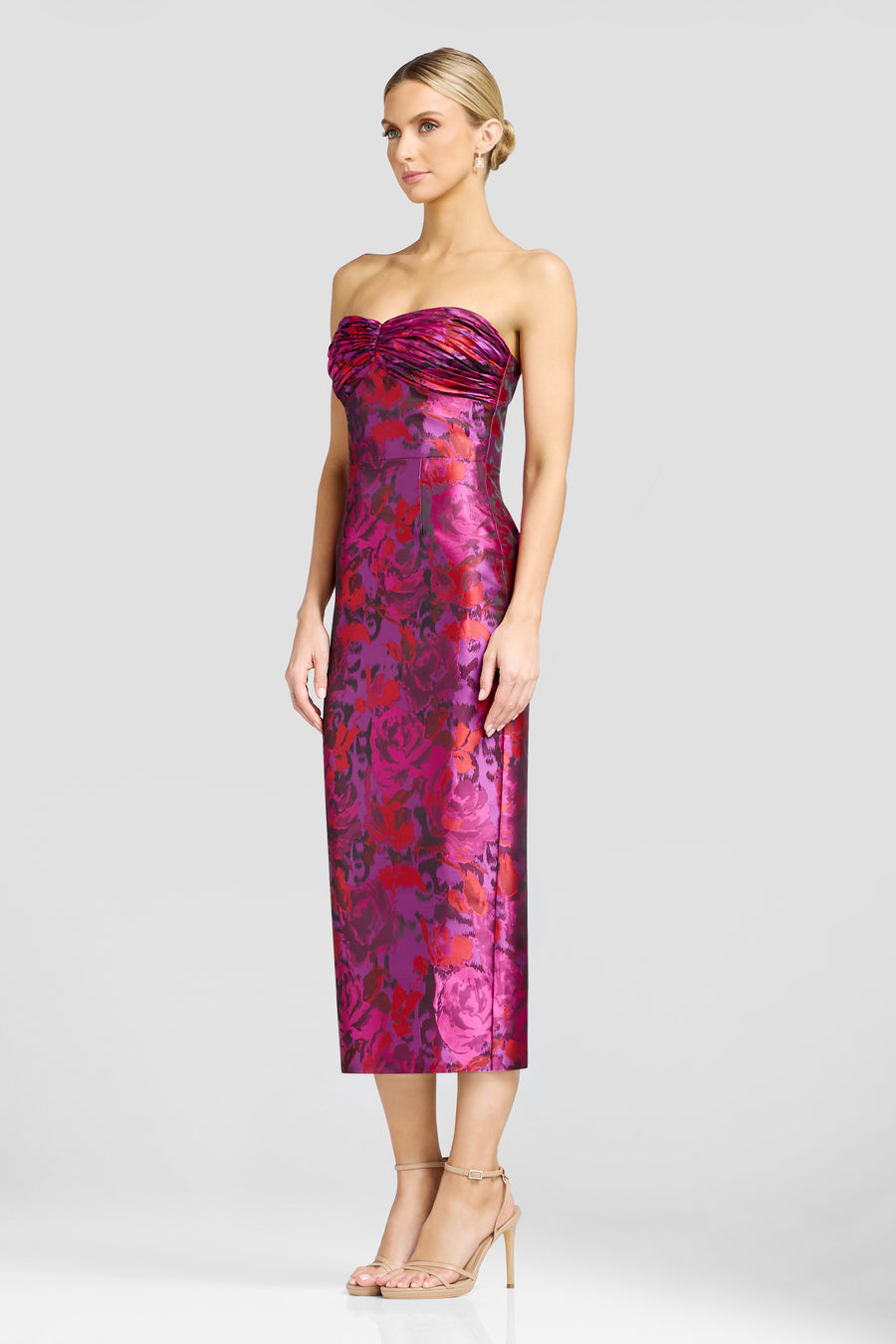 Dalia Dress / BRIGHT FUCH M