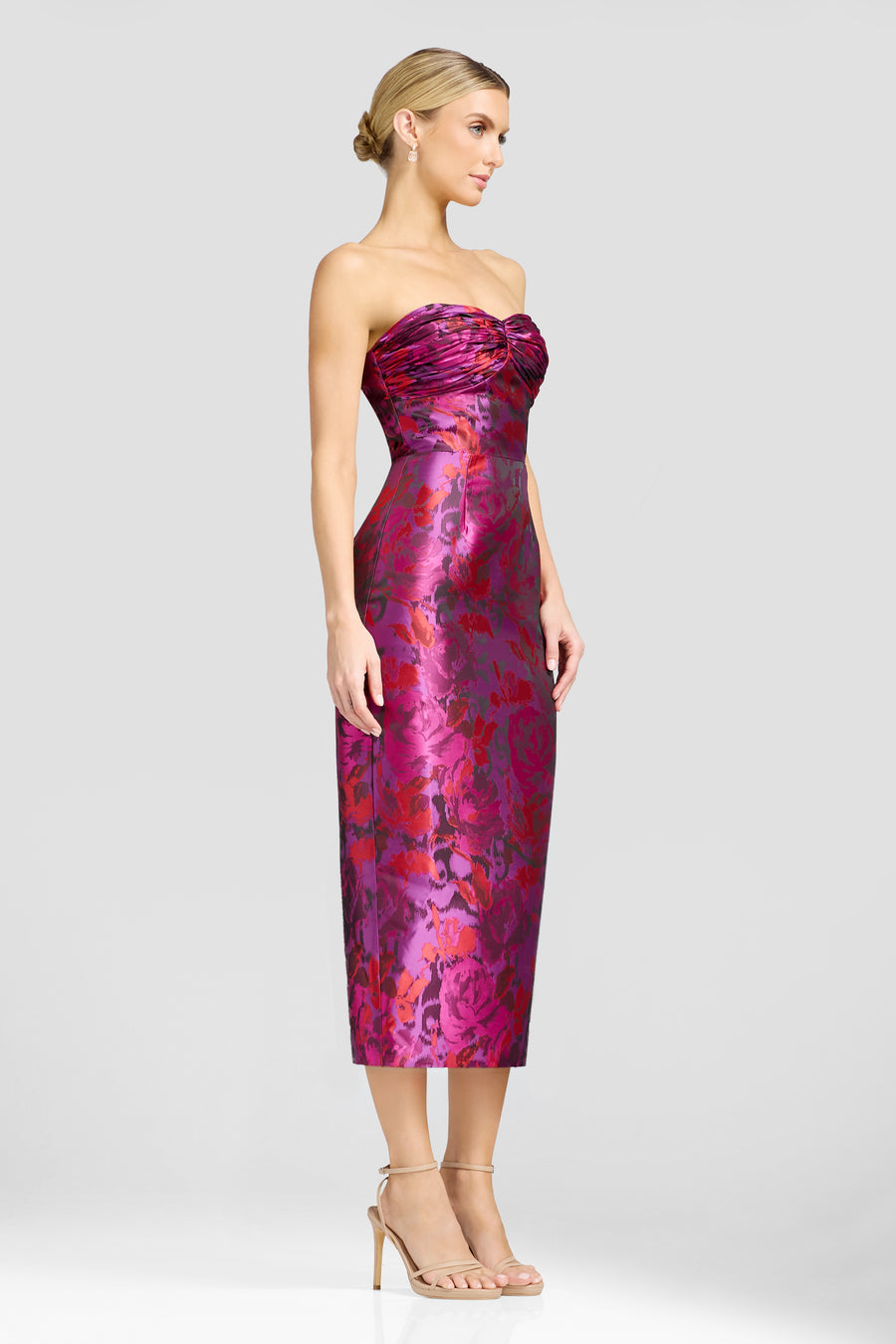 Dalia Dress / BRIGHT FUCH M