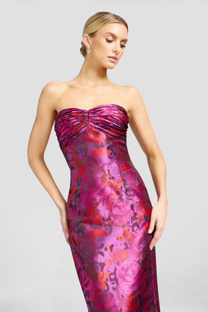 Dalia Dress / BRIGHT FUCH M