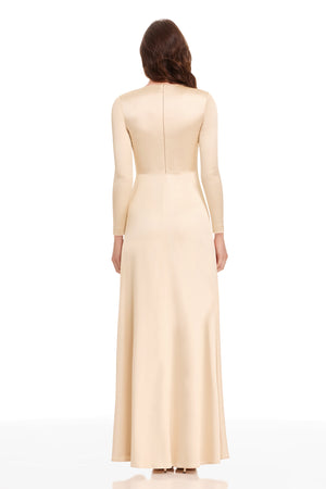 DAPHNE DRESS / CHAMPAGNE