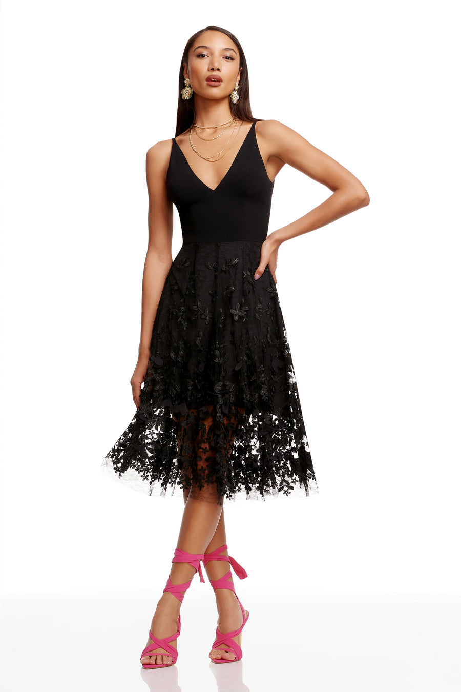 dress population Dress the Population Darleen Dress - Blue