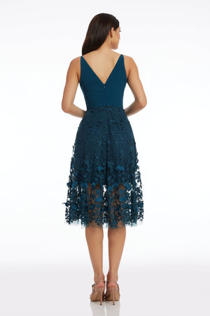 Darleen Dress / PEACOCK BLUE