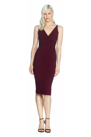 Anita Dress / BURGUNDY