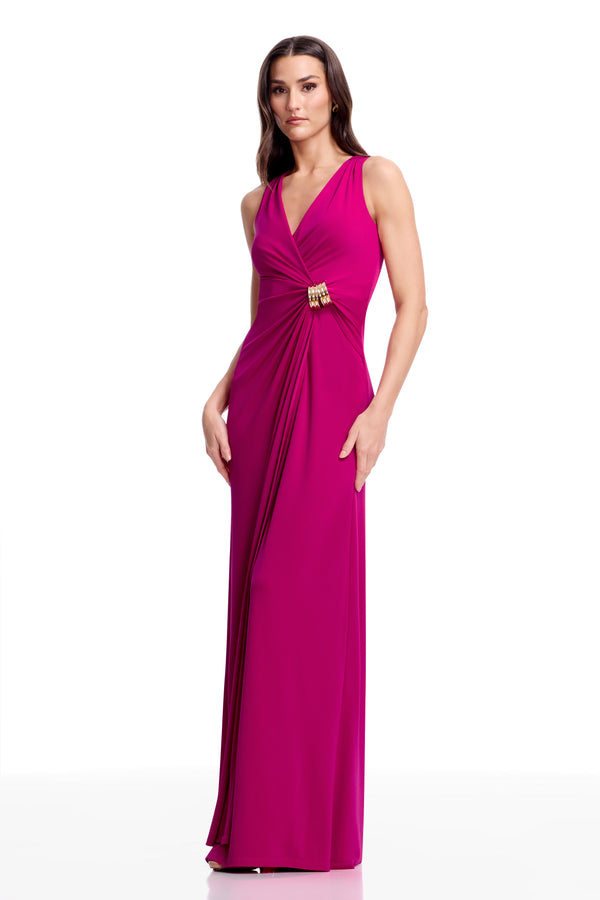 Deb Gown / DARK FUCHSIA