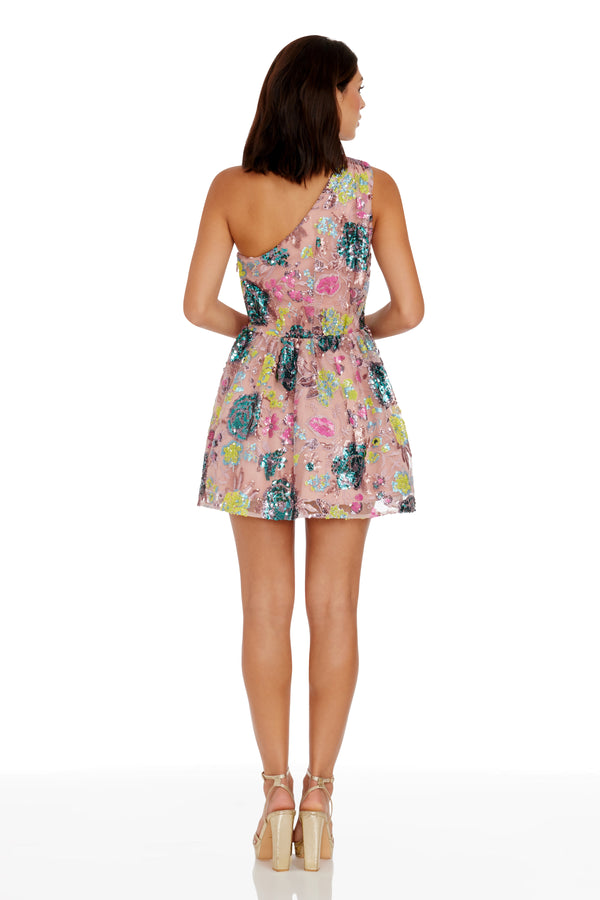 Delaney Dress / BLUSH MULTI