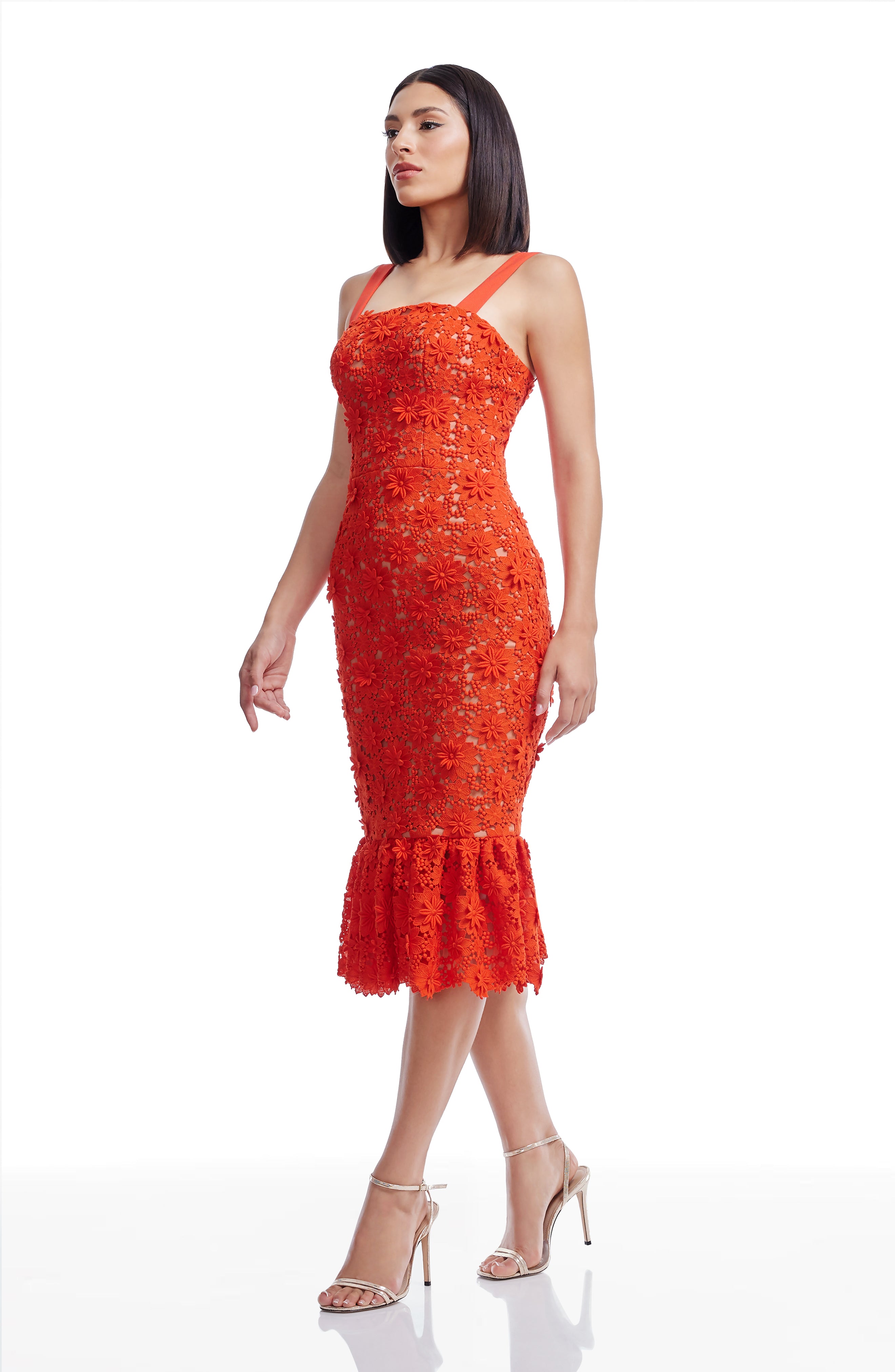 desiree formal flocked mesh dress desiree formal flocked mesh dress Floral Flocked Mesh Dress