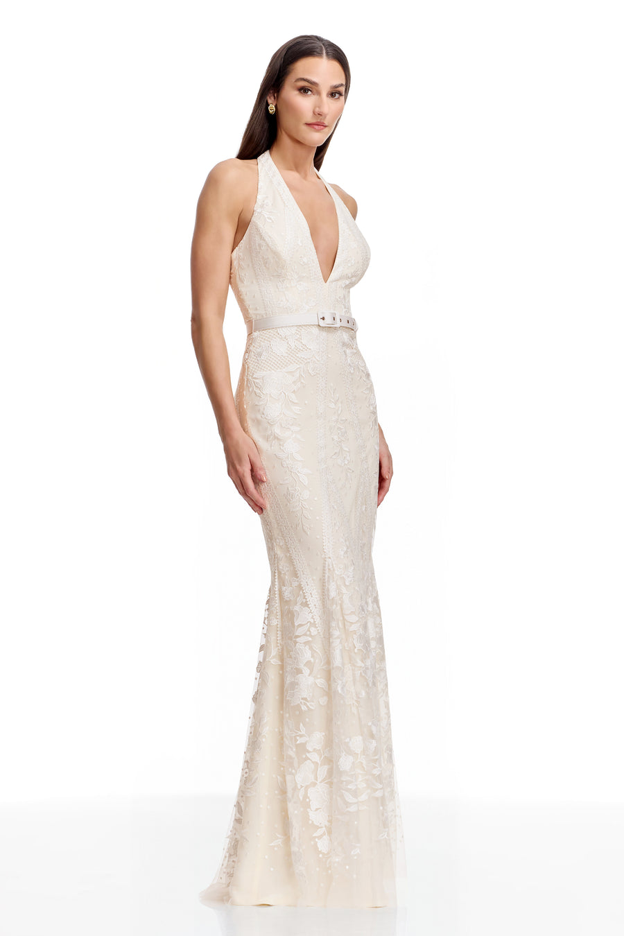 DEVIN GOWN / OFF WHITE