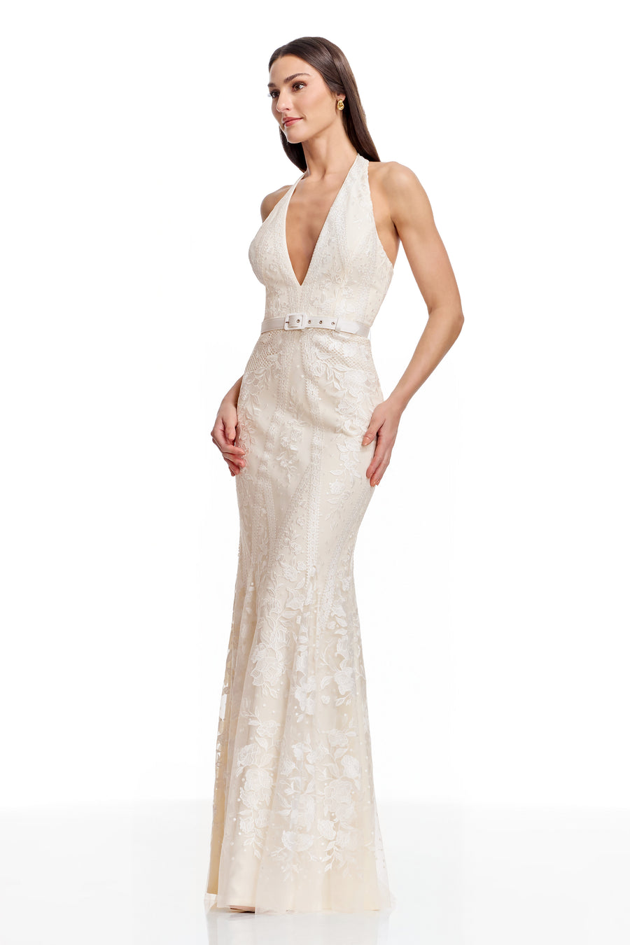 DEVIN GOWN / OFF WHITE