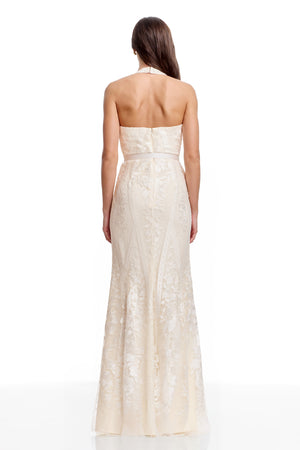 DEVIN GOWN / OFF WHITE